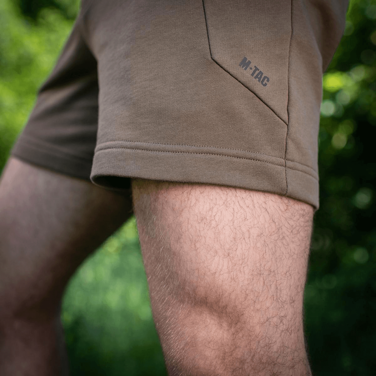 M-Tac Shorts Sport Fit Cotton med elastisk talje og sidelomme til sommertræning.