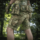 M-Tac Shorts STURM Gen.II Nyco Extreme designet til taktisk brug, viser komfort og holdbarhed i camouflage mønster.