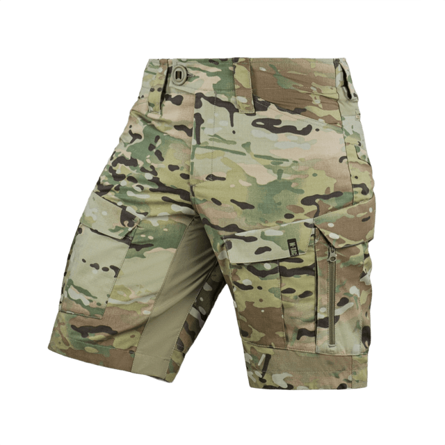 M-Tac Shorts STURM Gen.II Nyco Extreme i camouflage med firevejs stretch og forstærkninger, perfekt til taktik og outdoor-aktiviteter.