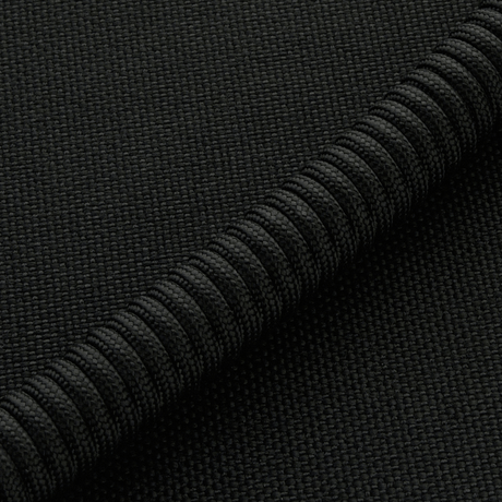 Nærbillede af M-Tac Safety Cord Medium Kombineret med D-ring på sort baggrund