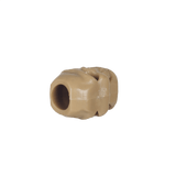 M‑Tac Skull Stopper Perle af plast til paracord-projekter, velegnet til nøgleringe og tilbehør, huldiameter 6 mm, dimensioner 17 x 12 mm