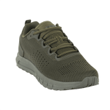 M-Tac Summer Light Sneakers i grøn, letvægts taktiske sommersko med gummiforstærkning og EVA-sål for optimal komfort og holdbarhed.