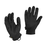 M-Tac Summer Vent Handsker i sort, designet til åndbarhed og komfort, med elastisk manchet og løkke til fastgørelse på taske.