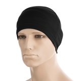 M-Tac Sweating Ninja-Balaclava i sort, beskytter mod støv og fugt, ideel til udendørs aktiviteter, lavet af 100% polyester.