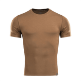 M-Tac T-shirt 93/7 i brun, lavet af 93% bomuld for komfort og 7% elastan for holdbarhed, ideel til både hverdag og aktiv brug.