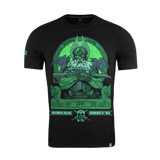M-Tac T-Shirt Night Vision med Odin print, NVG-hjelm og ravne, "Valhalla Calling" tema, nordisk mytologi-inspireret design.