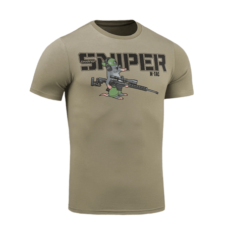 M-Tac T-Shirt Talpa med sjov snigskytte print af en blind muldvarp i bomuldsblanding, komfortabel og stilfuld.