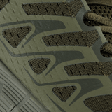 M-Tac Tactical Summer Sport Sneakers detaljeret foto visende åndbart syntetisk materiale og holdbart EVA-gummi mønster sål