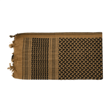 M-Tac Tæt Shemagh Tørklæde i 100% bomuld, traditionelt arabisk design, velegnet til taktisk brug, beskytter mod sol, sand og vind.