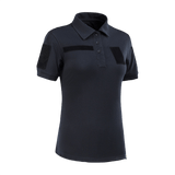 M-Tac Tactical Polo-Shirt 65/35 Lady med velcro på ærmer og bryst, lavet af bomulds-polyester blanding for komfort og holdbarhed.