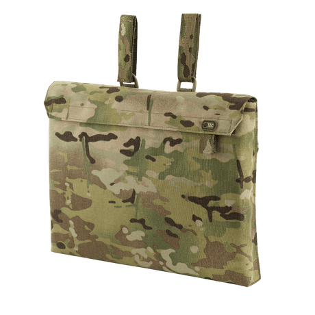 M-Tac taske til Bundeswehr liggeunderlag i camouflage, med lynlås og velcro-stropper til MOLLE-systemer eller bæltet.