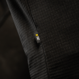 M-Tac Thermal Fleece Trøje Delta Level 2 med detalje af mærke, designet til koldt klima i 100% polyester med YKK-lynlåse.