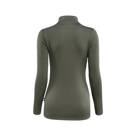 Bagside af M-Tac Thermal Fleece Shirt Delta Level 2 Lady i grønt polyester, damer.