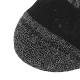 Nærbillede af M-Tac Coolmax 75% Lange Sokker, fokuseret på den tætte elastiske manchet og termoregulerende materiale.