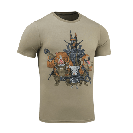 M-Tac T-Shirt Rex Team med print af et skudhold, der symboliserer venskab blandt skarpskytter, i en blød bomuldsblanding.