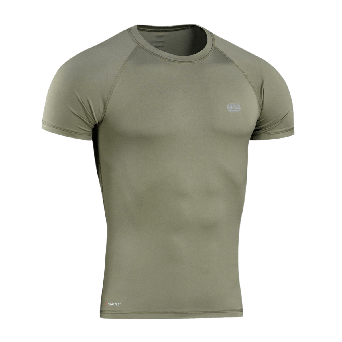 M-Tac T-shirt Ultra Light Polartec i Power Dry® materiale med reflekslogo, ideel til træning, løb og outdoor.