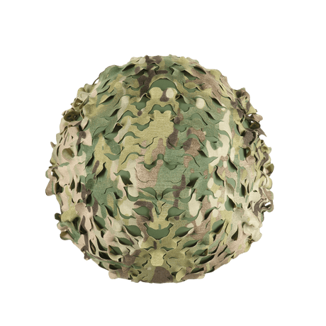 M‑Tac Vilha Hjelmcover Elite i MULTICAM-camouflage til FAST hjelme, designet til beskyttelse og justerbar pasform med Cordura 500D.