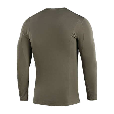 M-Tac Vinter Baselayer Thermo Shirt i olivengrøn set bagfra, ideel til vinterbrug, med premium fleece fra Pontetorto