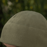 M-Tac Watch Cap Elite Fleece Beanie Hat Slimtex i olivengrøn, perfekt til koldt vejr og friluftsliv, takket være fleece og Slimtex lag.