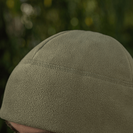 M-Tac Watch Cap Elite Fleece Beanie Hat Slimtex i olivengrøn, perfekt til koldt vejr og friluftsliv, takket være fleece og Slimtex lag.
