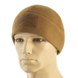 M-Tac Watch Cap Elite Fleece Beanie Hat Velcro i varm fleece med velcro-panel på mannequin