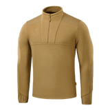 M-Tac Centurion Microfleece Jakke i beige med YKK-lynlås og forstærkede skuldre, designet til varme og komfort i kolde omgivelser.