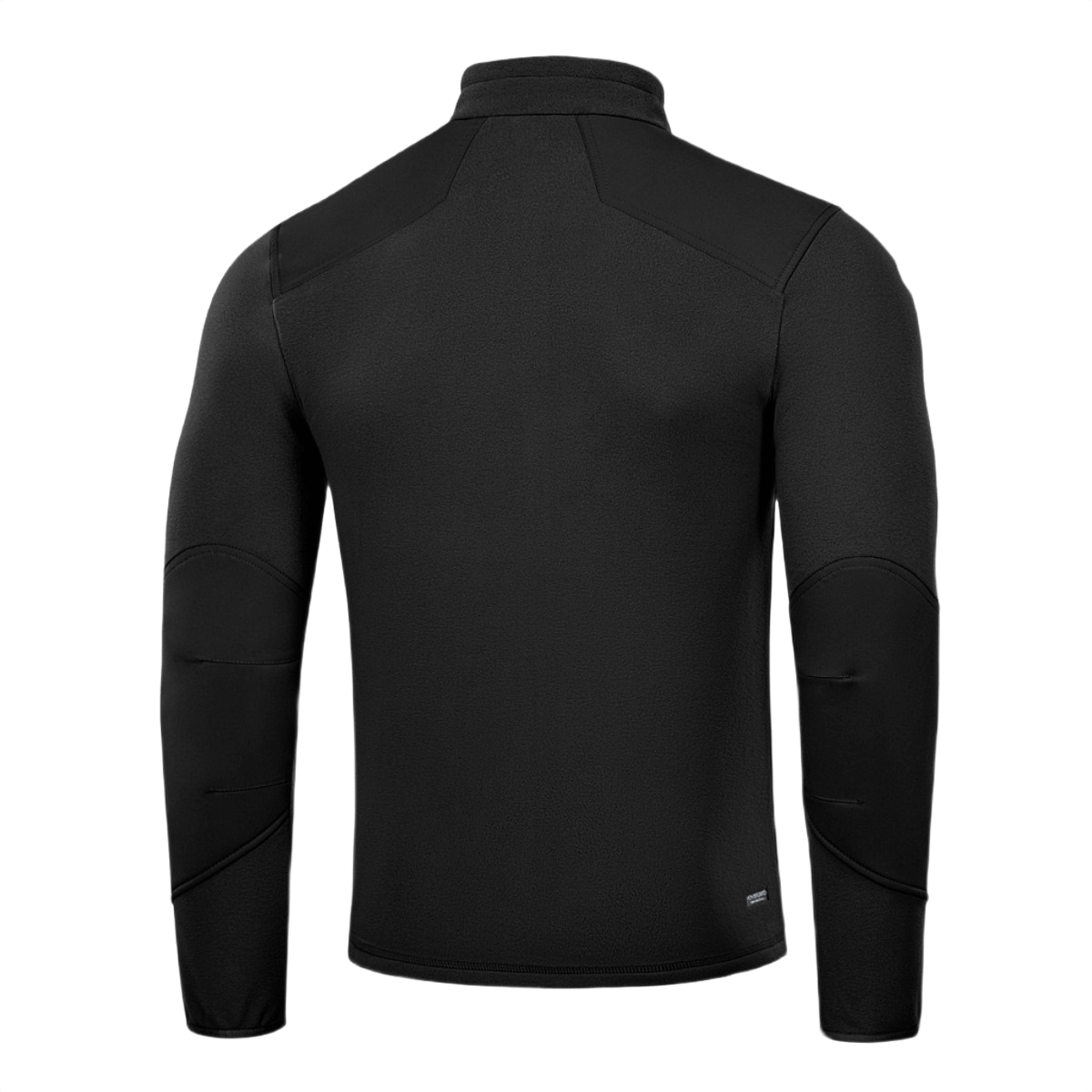 Bagside af M-Tac Centurion Microfleece Jakke i sort med forstærkede skuldre