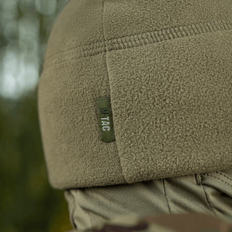 M-Tac Watch Cap Elite Fleece Beanie Hat Slimtex med Slimtex termolag, der giver varme og vindbeskyttelse ved udendørs aktiviteter.