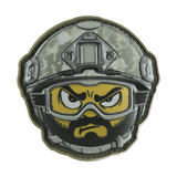 M-Tac Patch Emoji #21 med 3D-effekt, PVC materiale og Velcro fastgørelse, perfekt for taktisk brug på tøj eller udstyr.