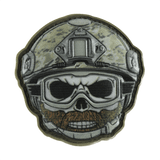 M-Tac Patch Emoji #4 med 3D PVC-effekt og Velcro, taktisk morale patch til tøj og udstyr, 6.5 x 6.5 cm.