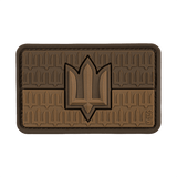 M-Tac patch Ukraine Flag med ZSU Trident PVC med trident-symbol, der repræsenterer ukrainsk statsmagt og uafhængighed.