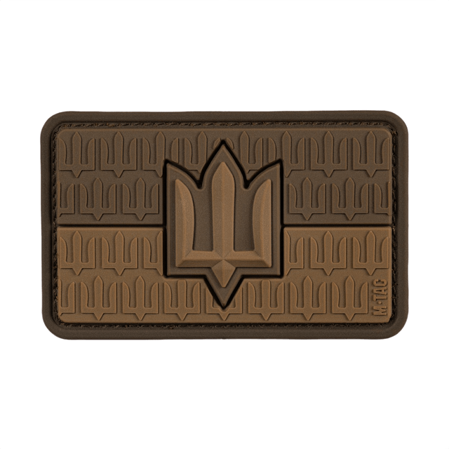 M-Tac patch Ukraine Flag med ZSU Trident PVC med trident-symbol, der repræsenterer ukrainsk statsmagt og uafhængighed.