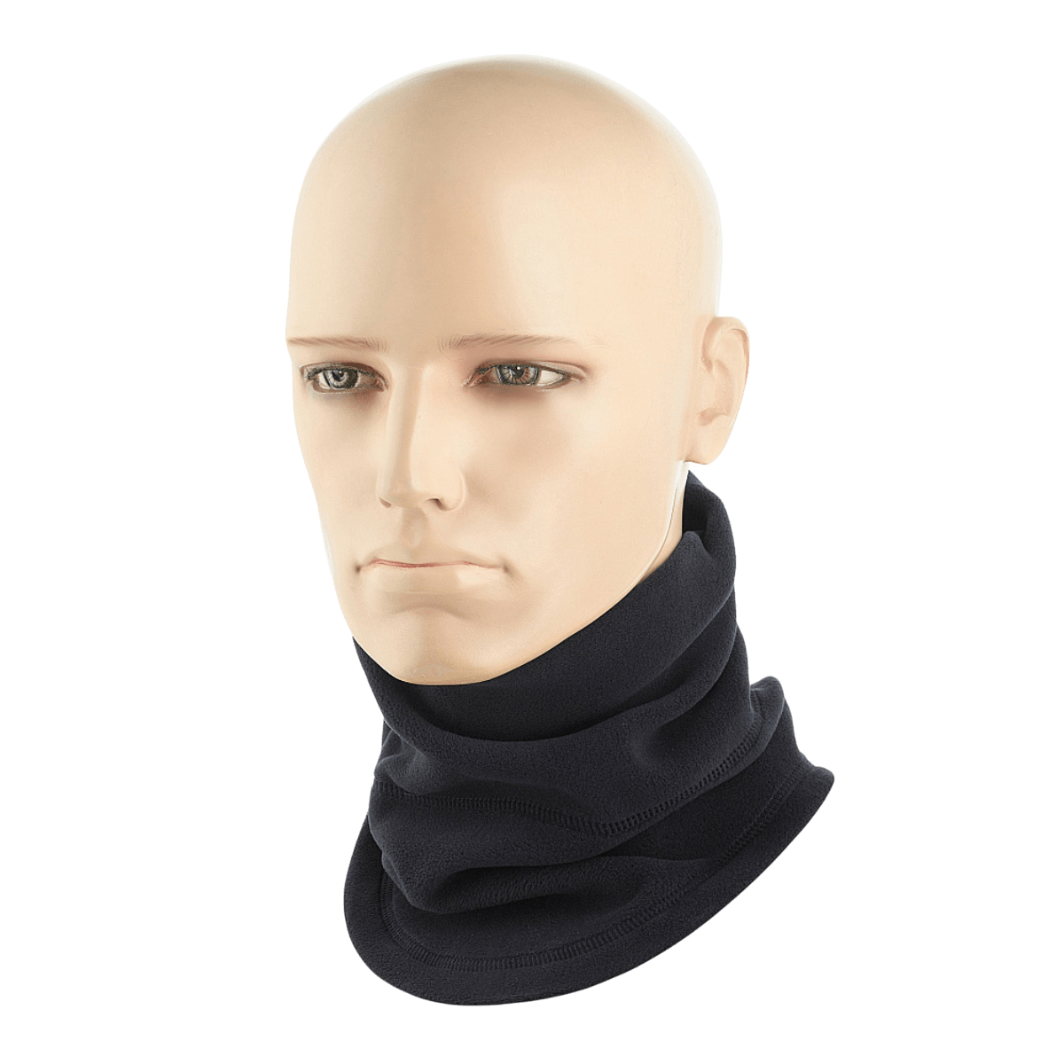 M-Tac Polartec Anatomic Tube Scarf vist på mannequin, lavet af slidstærk Polartec Micro Series fleece til beskyttelse mod kulde og vind.