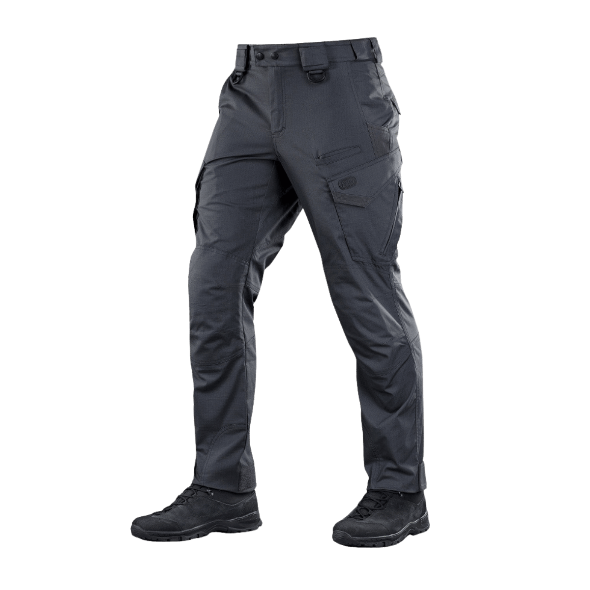 M-Tac Taktiske Bukser Aggressor Gen. II Flex til træning og skydning, lavet af slidstærkt rip-stop stof med Teflon-belægning.
