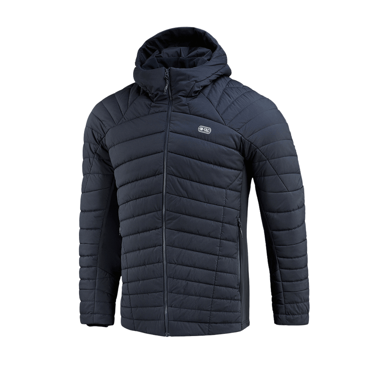 M-Tac Jarl Jakke i åndbart Toray mechanical stretch nylon med G-Loft-fyld, designet til mellemsæsonen for varme og komfort.