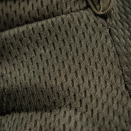 Detalje af M-Tac Handsker A30 åndbart mesh-materiale, brugt til skydning og træning, robust og behagelig pasform