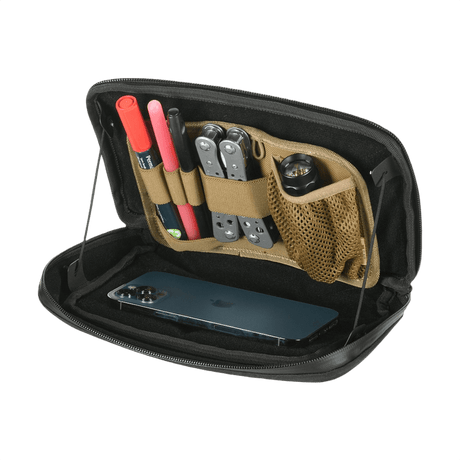 M-Tac Admin Pouch Large Elite Gen.II med tablet, nøgler, lommelygte og mobiltelefon opbevaring, robust Cordura 500D materiale