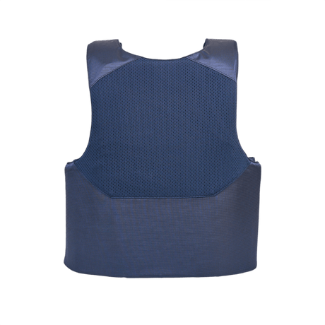 Anorak Niobium® Concealable I Stik & Skudsikker Vest set bagfra med beskyttende materiale mod skydevåben og knive.
