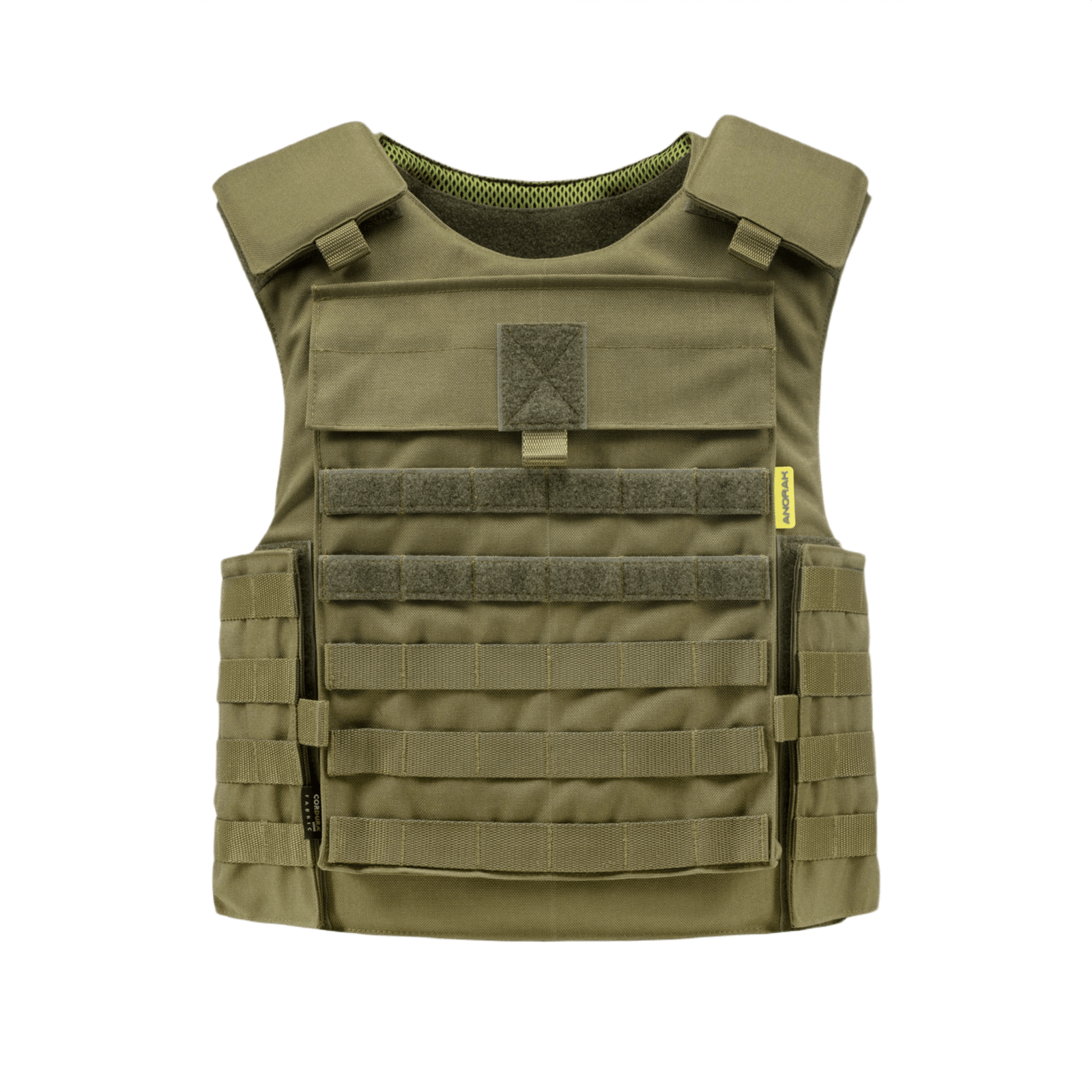 Anorak Niobium® Tactical II – fr.bk. Stik & Skudsikker Vest i grønt, blødt kropspanser til beskyttelse mod skydevåben og spidse våben.