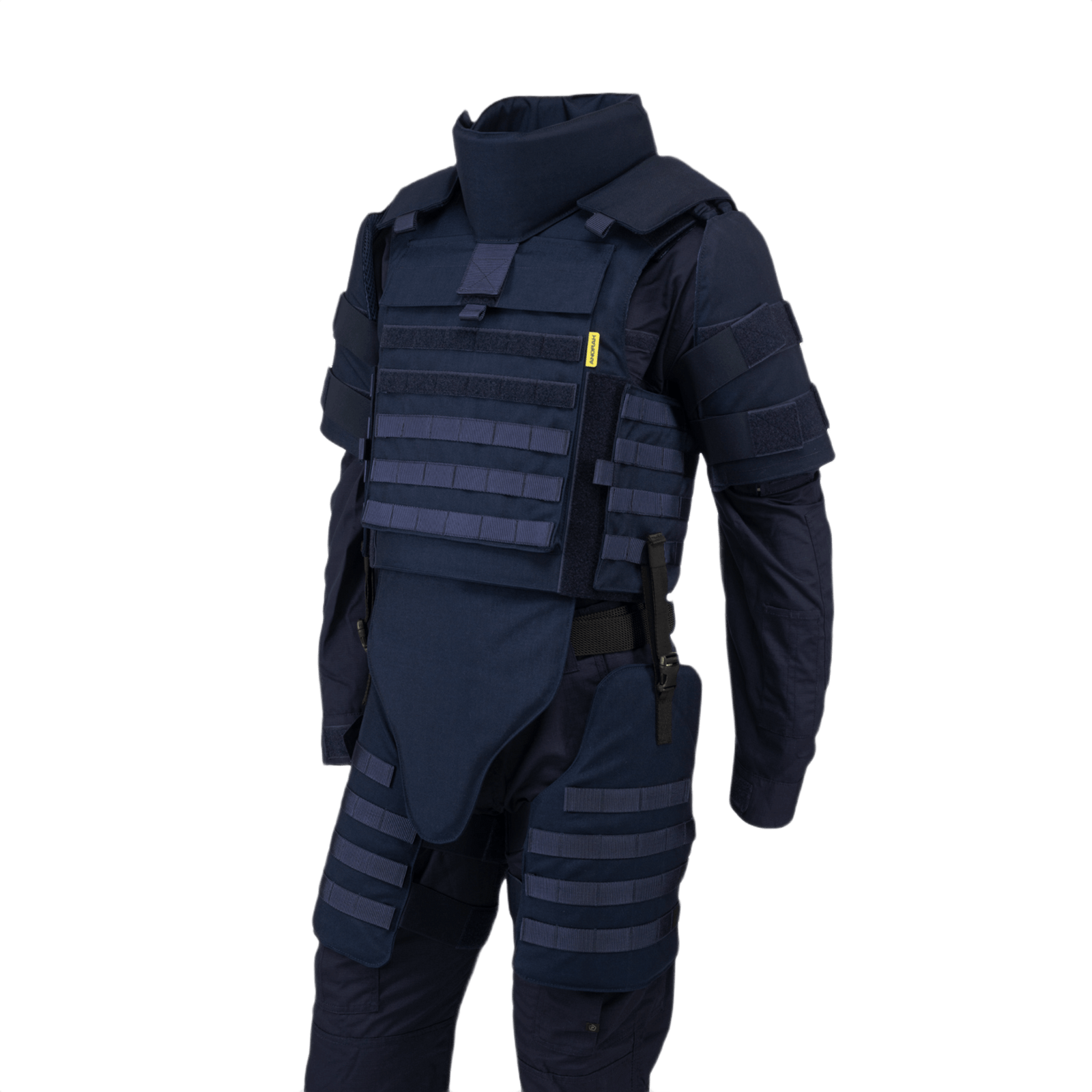Anorak Niobium® Tactical II – full set body armor system providing protection against firearms and sharp weapons for tactical missions.