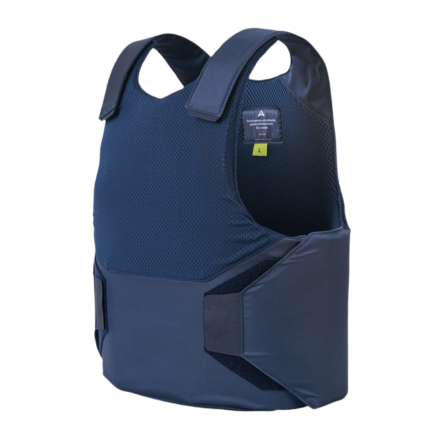 Anorak Niobium® Concealable I Stik & Skudsikker Vest til beskyttelse mod skydevåben og knive, blå kropspanservest i moderne design