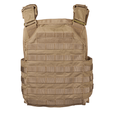 Elite Armor Plate Carrier i khaki set forfra