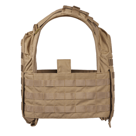 Elite Armor Plate Carrier i khaki set fra siden