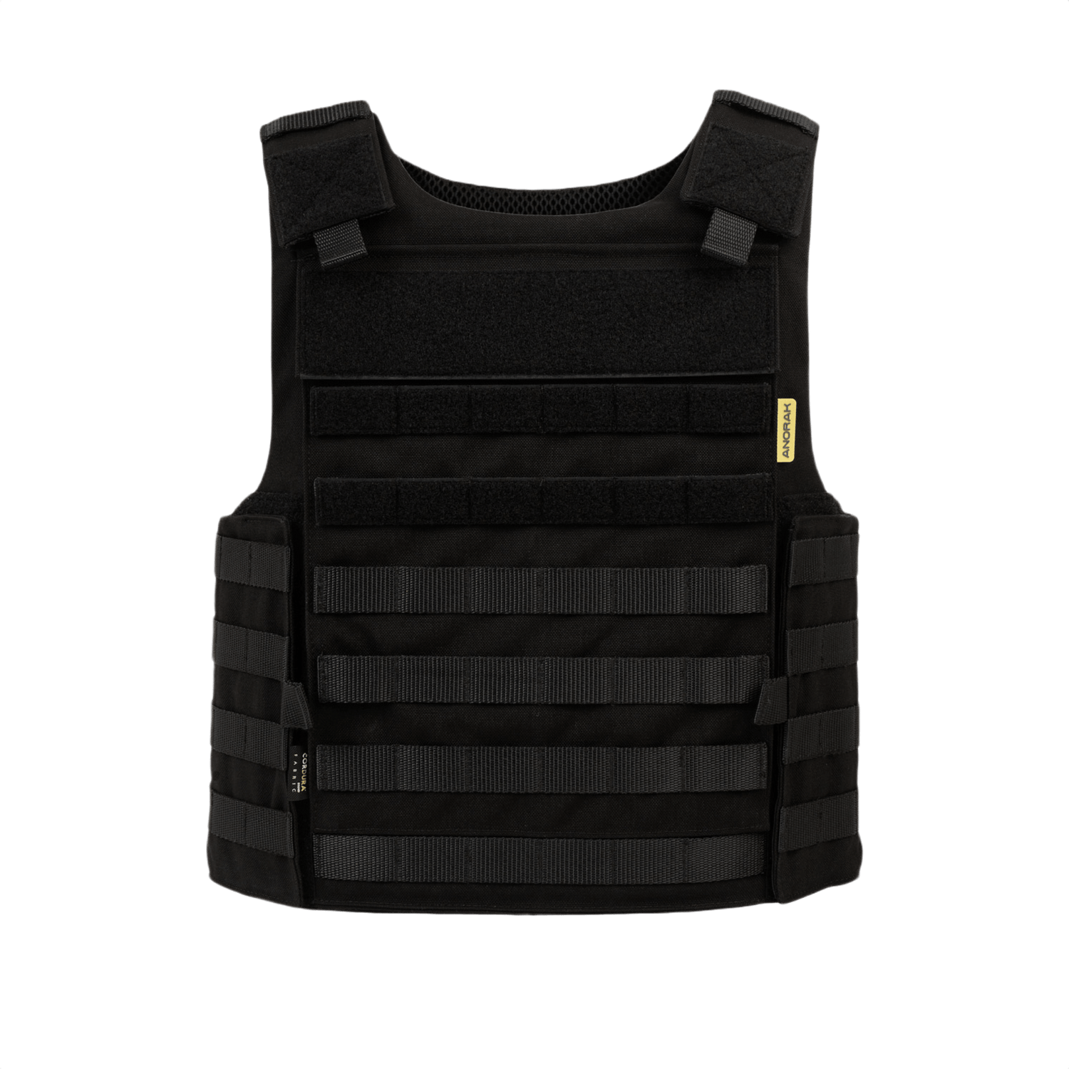 Anorak Rhodium® Tactical I Stik & Skudsikker Vest i sort med beskyttelsesniveau IIIA og kniv-resistens i henhold til NIJ 0101.06 standarden.