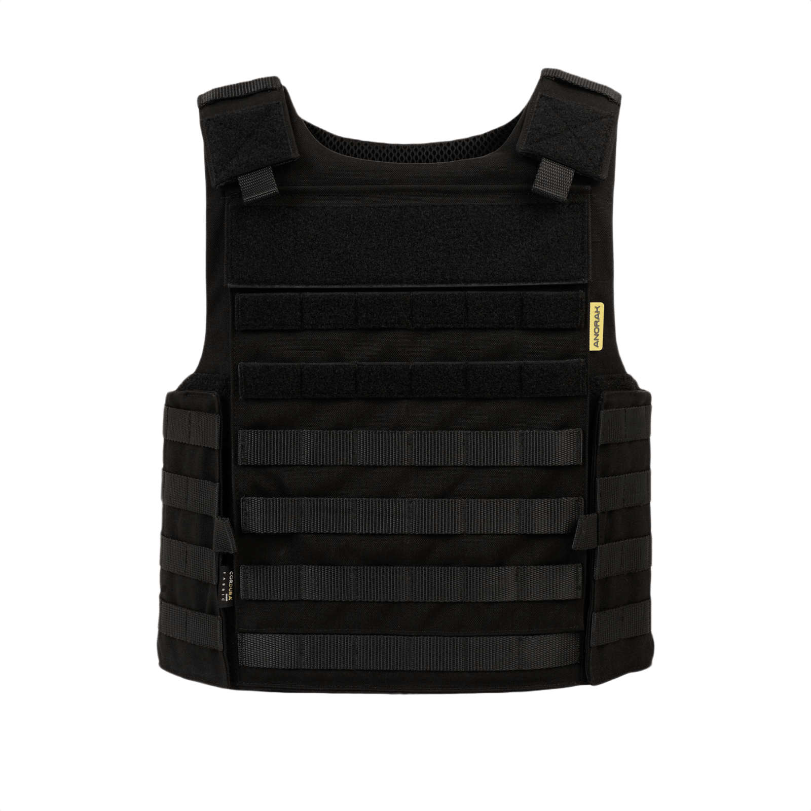 Anorak Rhodium® Tactical I Stik & Skudsikker Vest i sort med beskyttelsesniveau IIIA og kniv-resistens i henhold til NIJ 0101.06 standarden.