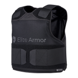 Elite Armor RX2 stik og skudsikker vest - set forfra i vinkel