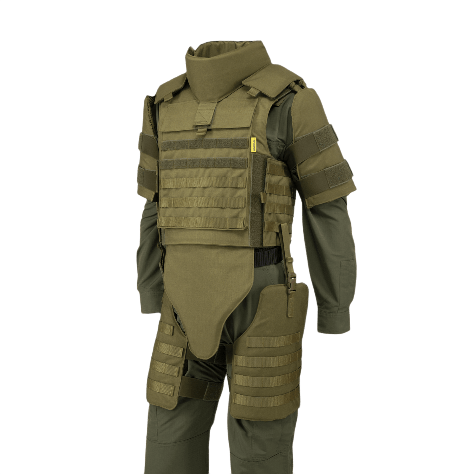 Anorak Titanium® Tactical II - full set softbody-vest, robust design med maksimal Level IIIA-beskyttelse og kropsdækning.